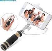 Super Mini Foldable  Selfie Stick Met ingebouwde knop wired / Cable voor uw Samsung Galaxy Note 4, E7, A7, A5, A3, J1, Z4, Z4 Mini, C4, Moto X 2014,