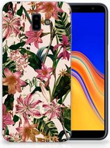 Geschikt voor Samsung Galaxy J6 Plus (2018) Uniek TPU Hoesje Flowers