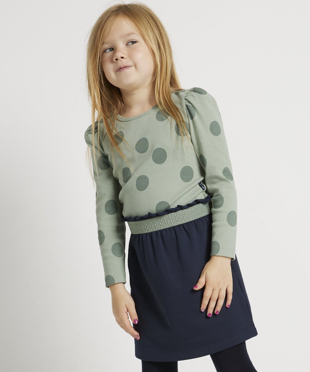 TerStal Meisjes Kinderen Europe Kids Fancy Jurkje Polkadot Groen In Maat 122 128 bol
