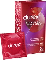 Lubrifiant Durex Thin Feel Extra - 10 préservatifs