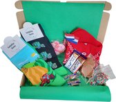 Cadeau box – Boer - Boerderij – Tractor - Gefeliciteerd - Verrassings Pakket – Verjaardag - Gift box - Grappig - Cadeau voor vrouw man – Kado – Sokken - Verjaardags cadeau – Jarig -Geschenkdoos –LuckyDay Socks - Maat 41-45