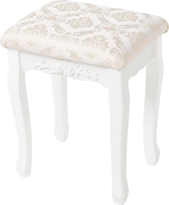 Tabouret pour maquillage coiffeuse chaise confortable style baroque Wit  MB6011