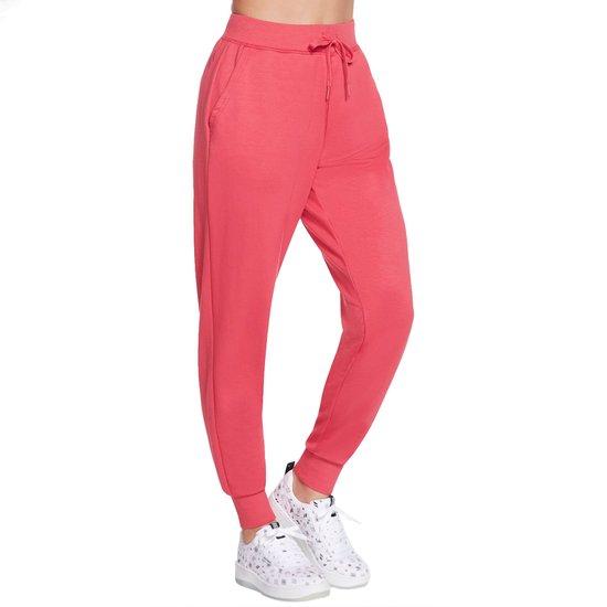 Skechers Skechluxe Restful Jogger Pant W03PT49-RDPK, Vrouwen, Rood, Broek, maat: S