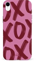 xoxo Wildhearts Can't Talk Now Pink - Single Layer - Roze hoesje geschikt voor iPhone Xr hoesje - Hardcase shockproof hoesje - Beschermhoesje roze geschikt voor iPhone Xr - Roze