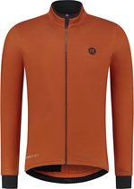 Rogelli Essential Fietsshirt Lange Mouwen - Wielershirt Heren - Race fit - Copper - Maat 3XL