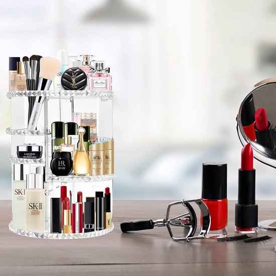360° Make-up en Cosmetica Organizer voor Dressoir, Slaapkamer en Badkamer