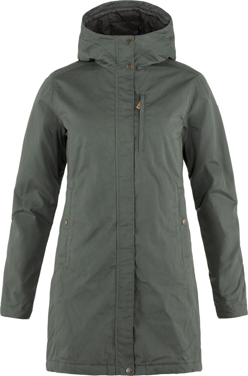 Fjallraven Kiruna Padded Parka W Dames Outdoorjas Basalt