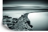 Fotobehang Strand Zee Rotsen - Vliesbehang - 254 x 184 cm