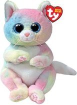 TY Beanie Babies Bellies Jennie Rainbow Cat 15 cm 1 stuk