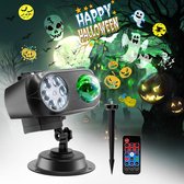 Equivera - Halloween Verlichting - Halloween Versiering - Projector - Kerst, Verjaardag, Oud en Nieuw - Incl. Afstandsbediening