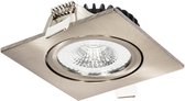 Ledmatters - Inbouwspot Nikkel - Dimbaar - 5 watt - 510 Lumen - 3000 Kelvin - Wit licht - IP44 Badkamerverlichting