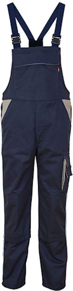 Carson Workwear 'Contrast Bib Pants' Tuinbroek/Overall Deep Navy - 28