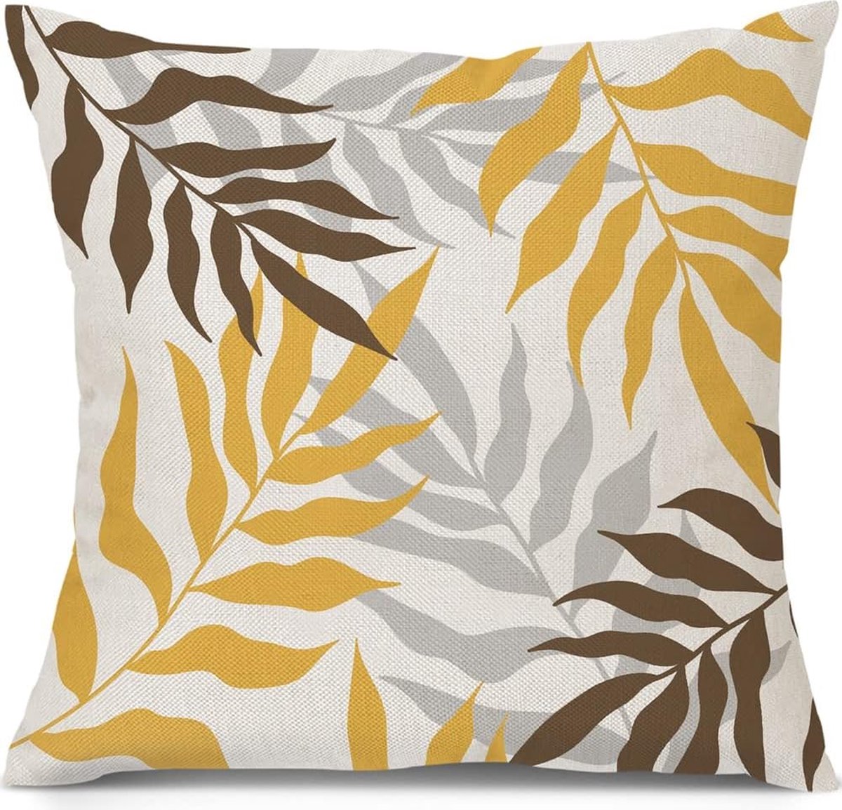Waterdichte Kussenhoezen, Set van 4, 40x40 cm, Marine Blauw Sierkussens, Decoratieve Kussensloop, Lotusbloem Outdoor Kussenslopen, Weerbestendige Kussenhoes, met Verborgen Ritssluiting -LI327