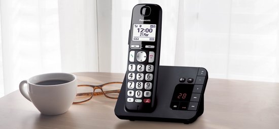 Panasonic KX-TGE260NLB telefoon DECT-telefoon antwoordapparaat Nummerherkenning Zwart foto 6