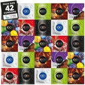 EXS assortimentsverpakking 1 - 42 condooms in 7 varianten