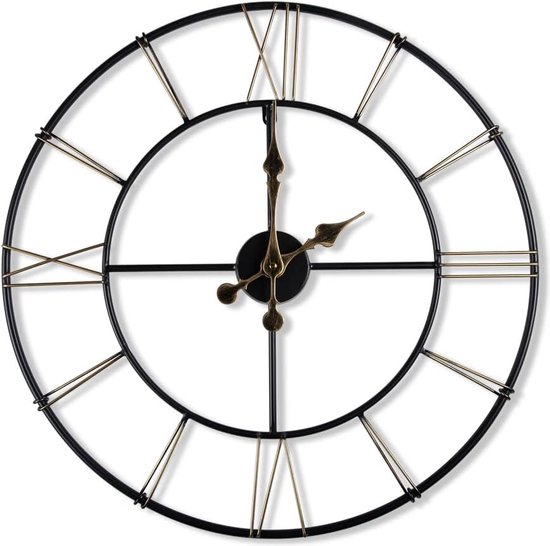 De mooiste QAZQA Vintage vloerlamp goud met oud brons kap 40 cm
