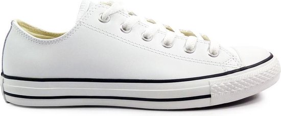 Converse - Unisex Sneakers All Star Leather Ox White - Wit Maat 36 | bol.com