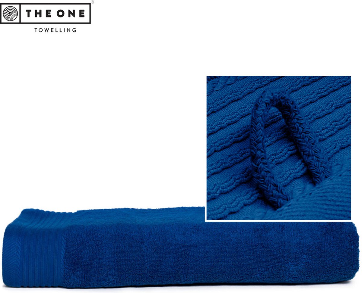The One Towelling Classic Strandlaken - Strand handdoek - Hoge vochtopname - 100% Gekamd katoen - 100 x 180 cm - Koningsblauw