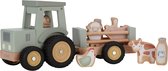 Tracteur Little Dutch avec remorque Little Farm - Véhicule jouet