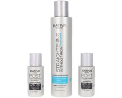 Haarstijlbehandeling Keratin Anti-frizz Post Kativa (3 pcs)