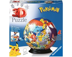 foto van Ravensburger 3D-puzzel Pokémon Bal - 72 stukjes