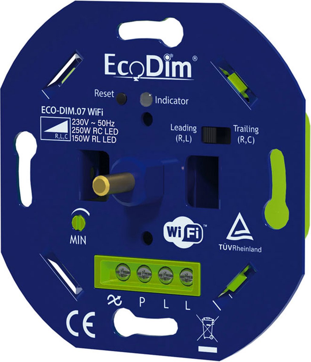 ECODIM - Interrupteur variateur rotatif Z-Wave+ 200W ECO-DIM.07 Pro