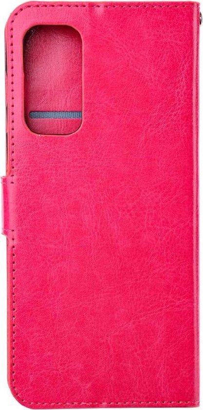 Bibliothèque LuxeBass et 2x Protecteurs d'écran adaptés pour iPhone 13 - Rose - bibliothèque - couverture de livre - étui de livre - couverture de livre