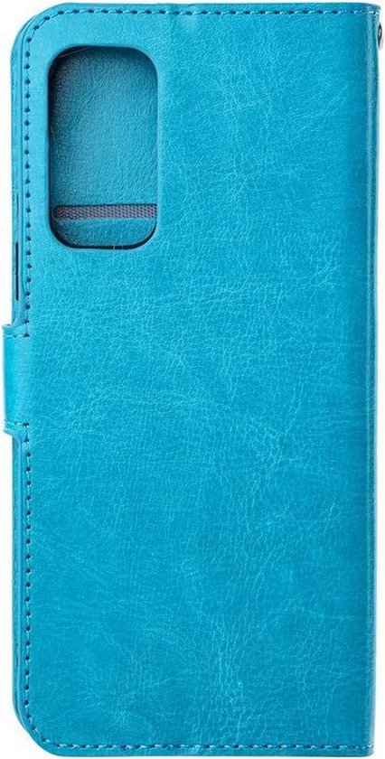 Coque LuxeBass adaptée pour Apple iPhone 14 Pro - Couverture de livre avec fentes pour cartes - Coque de téléphone portable turquoise - coque de téléphone - housses de téléphone