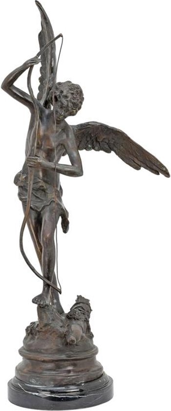 Brons beeld - Cupido - sculptuur - 72 cm hoog