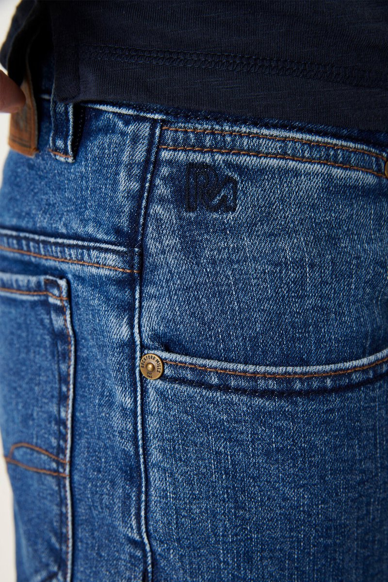 Rockford Mills FOREMEN Heren Regular Fit Jeans Blauw - Maat W40 X L36