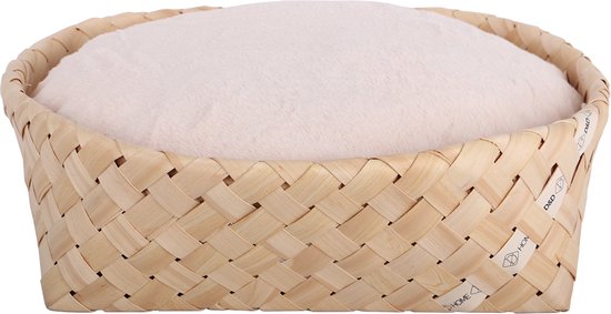 Bodhi luxe kattenmand 52x52x15cm wit