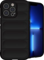 iMoshion Hoesje Geschikt voor iPhone 13 Pro Max Hoesje Siliconen - iMoshion EasyGrip Backcover - Zwart