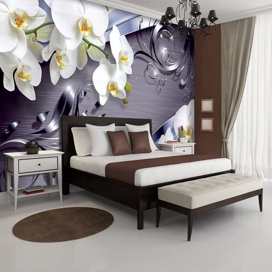 Photomural blanc, revêtement mural