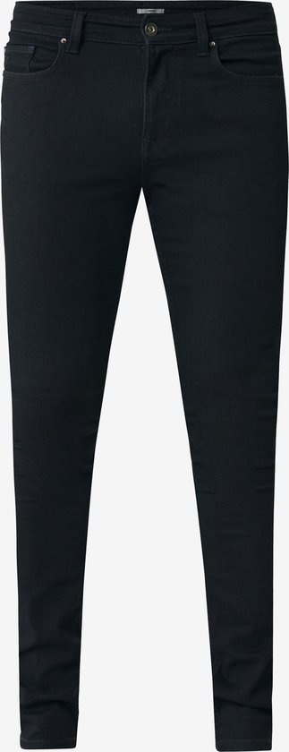 LOGAN Mid Waist/ Slim Leg Jeans Mannen - Zwart - Maat 28/34