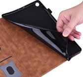 Case2go - Tablet hoes geschikt voor Oppo Pad 11 (2022) - Business Wallet Book Case - Met pasjeshouder - Bruin