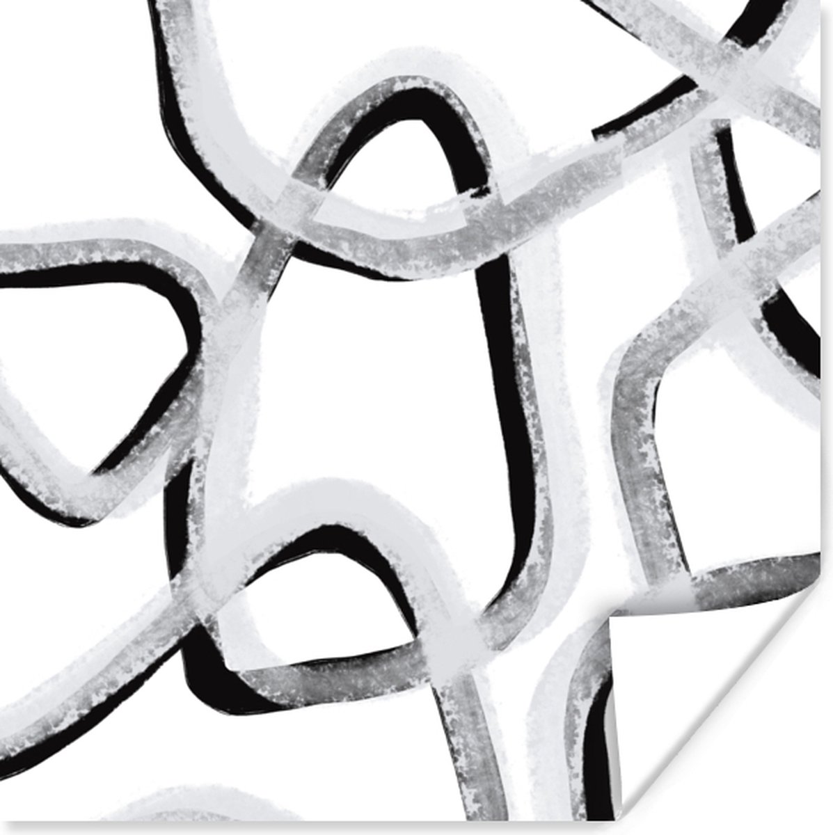 Poster Lijn - Minimalisme - Design - 30x30 cm