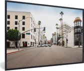 Cadre photo avec affiche - Los Angeles - Amérique - Ville - 60x40 cm - Cadre pour affiche