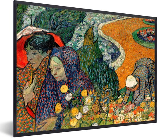 Fotolijst incl. Poster - Herinnering aan de tuin van Etten - Vincent van Gogh - 40x30 cm - Posterlijst