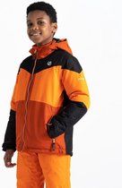 Dare2b, Slush Waterdicht Kinder Ski Jacket, Zwart/Oranje, Maat 152