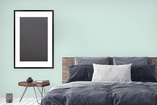 Fotolijst incl. Poster - Leer - Structuur - Lederlook - Grijs - 80x120 cm - Posterlijst - Kerstversiering - Kerstdecoratie voor binnen - Kerstmis