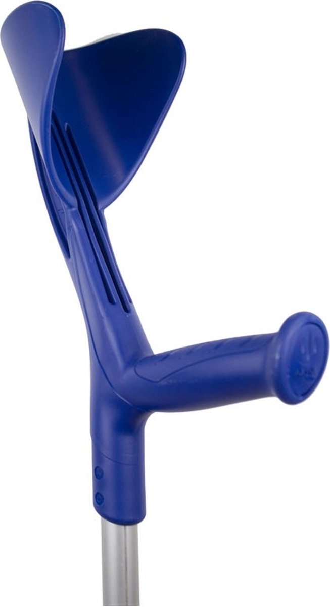 Herdegen Elleboogkruk - Een eenheid - Wandelkruk - Ergonomisch - Gesloten manchet - Evolution - Blauw