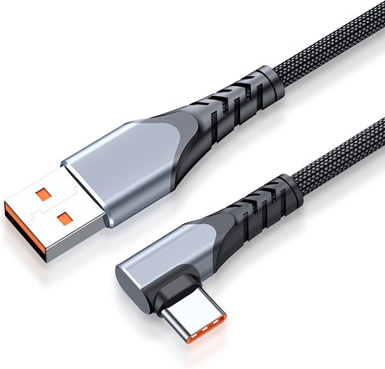 FDTEK Hoekopstelling Stekkerdoos Met Overspanningsbeveiliging 4000W, 4 Onafhankelijke Schakelaars, USB-C PD20W Snelladen, 2M Kabel, Wit