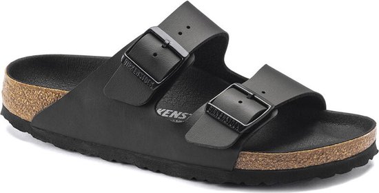 Birkenstock Arizona Slippers Triple Black Regular-fit | Zwart | Imitatieleer | Maat 39 | 1019098