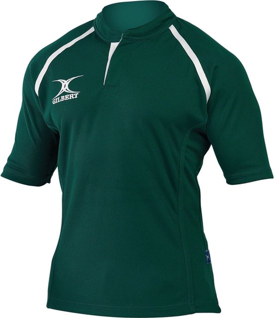 Gilbert Xact Monochrome Shirt Snr Green - 2 Extra Large