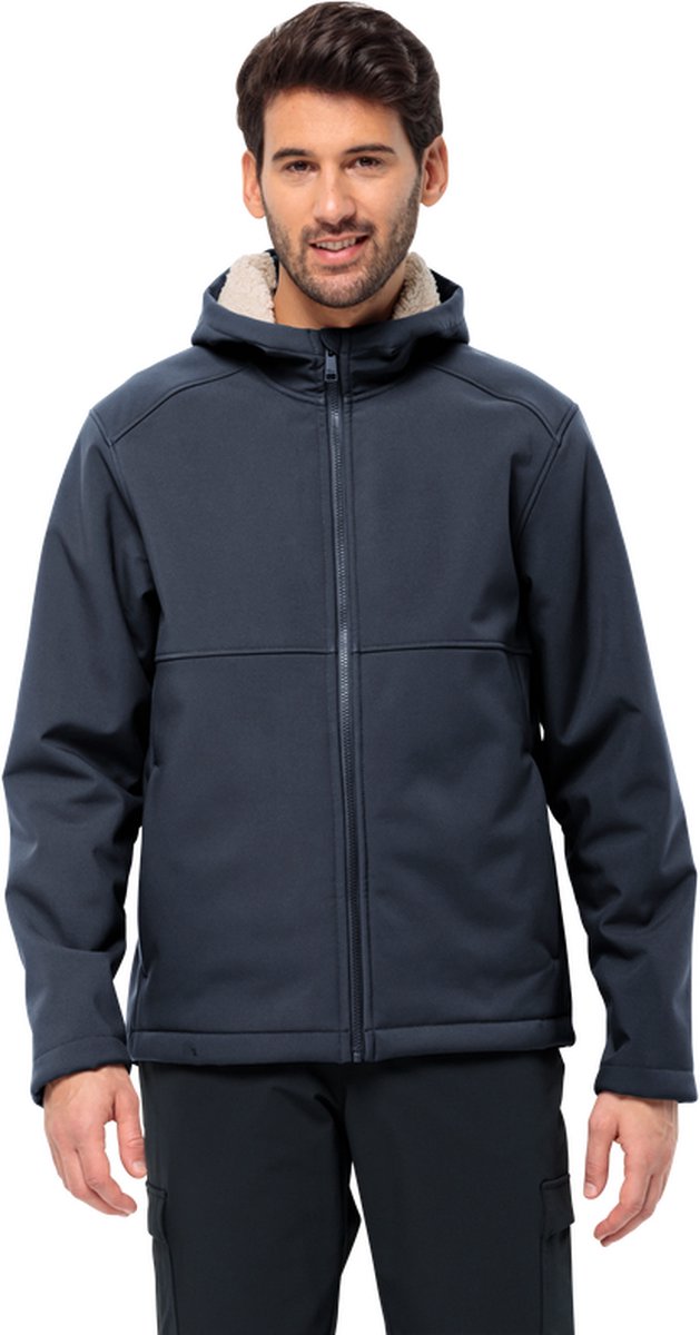 Jack Wolfskin WINDLAND JKT M Heren Outdoorjas Blauw