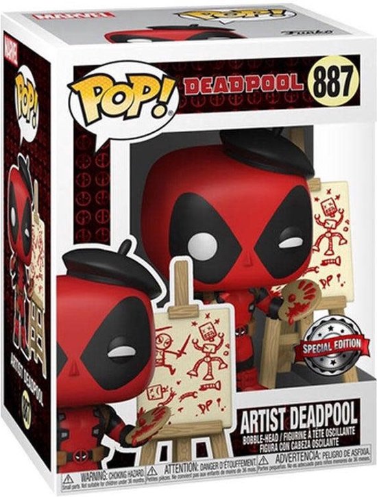 Funko POP Deadpool As French Painter Exclusive Multicolor