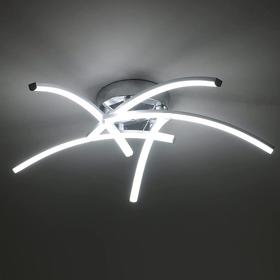 Brilagi - LED Dimbare Plafondlamp FALCON MODERN LED/30W/230V 40 Cm Zwart Afstandsbediening
