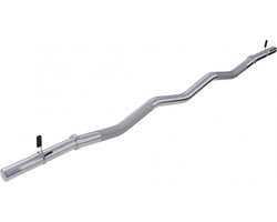 Gorilla Sports EZ Curl Stang – Halterstang – Curl bar – 120 cm – 30/31 mm – Incl. Veersluiting