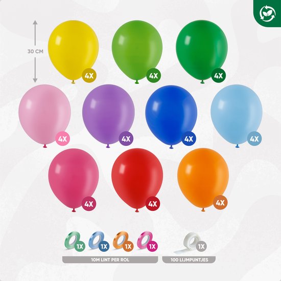 10 Ballons en latex Pastels - 30 cm - Jour de Fête - Ballons - Ballon et  Accessoire