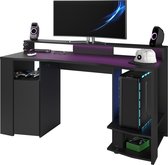 Bol.com Parisot - Bureau - 152 cm - Zwart aanbieding